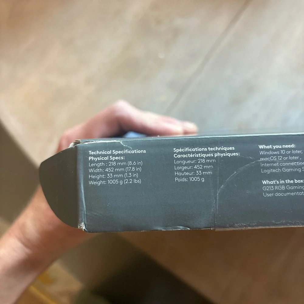 Logitech open box